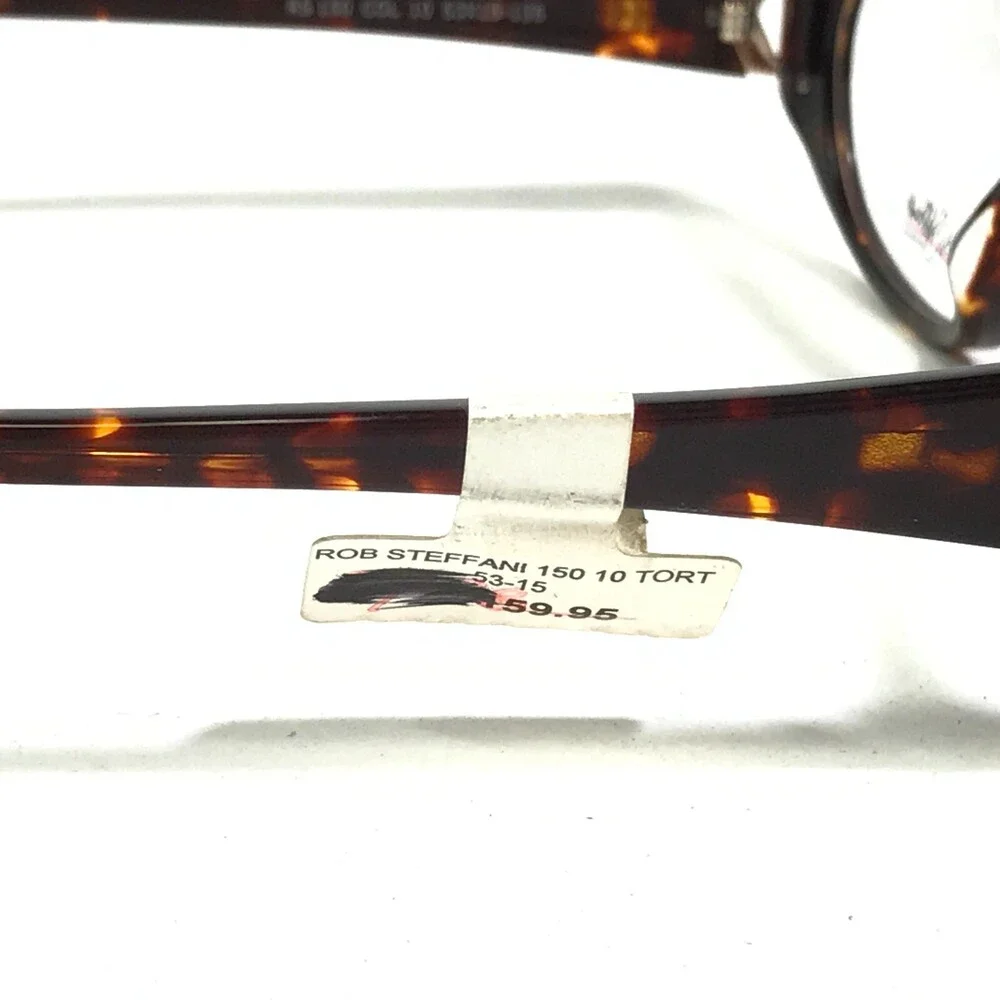 Roberto Steffani RS 150 COL 10 Eyeglasses Frames Brown Tortoise Round 53-15-135